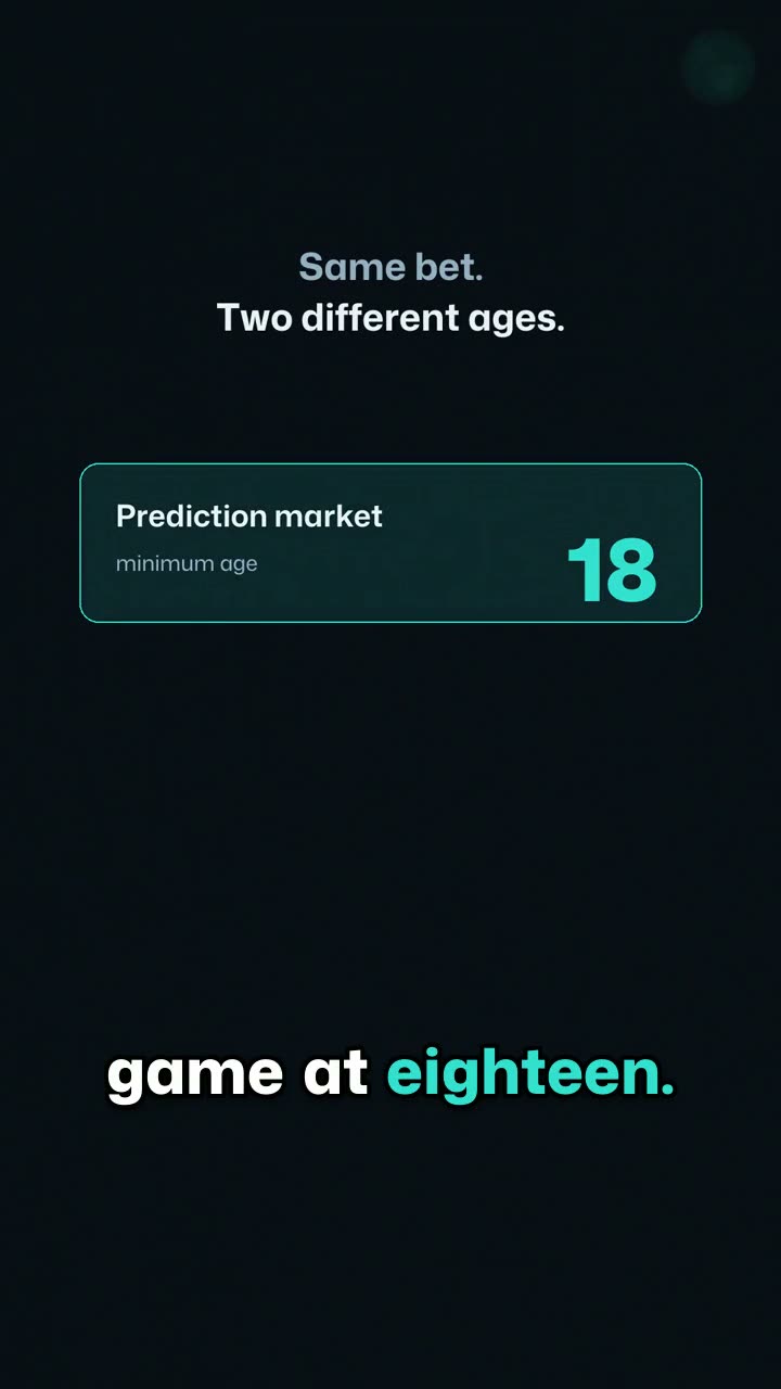 Same bet, two different ages poster